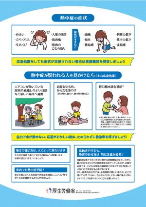 熱中症予防のために（厚生労働省）