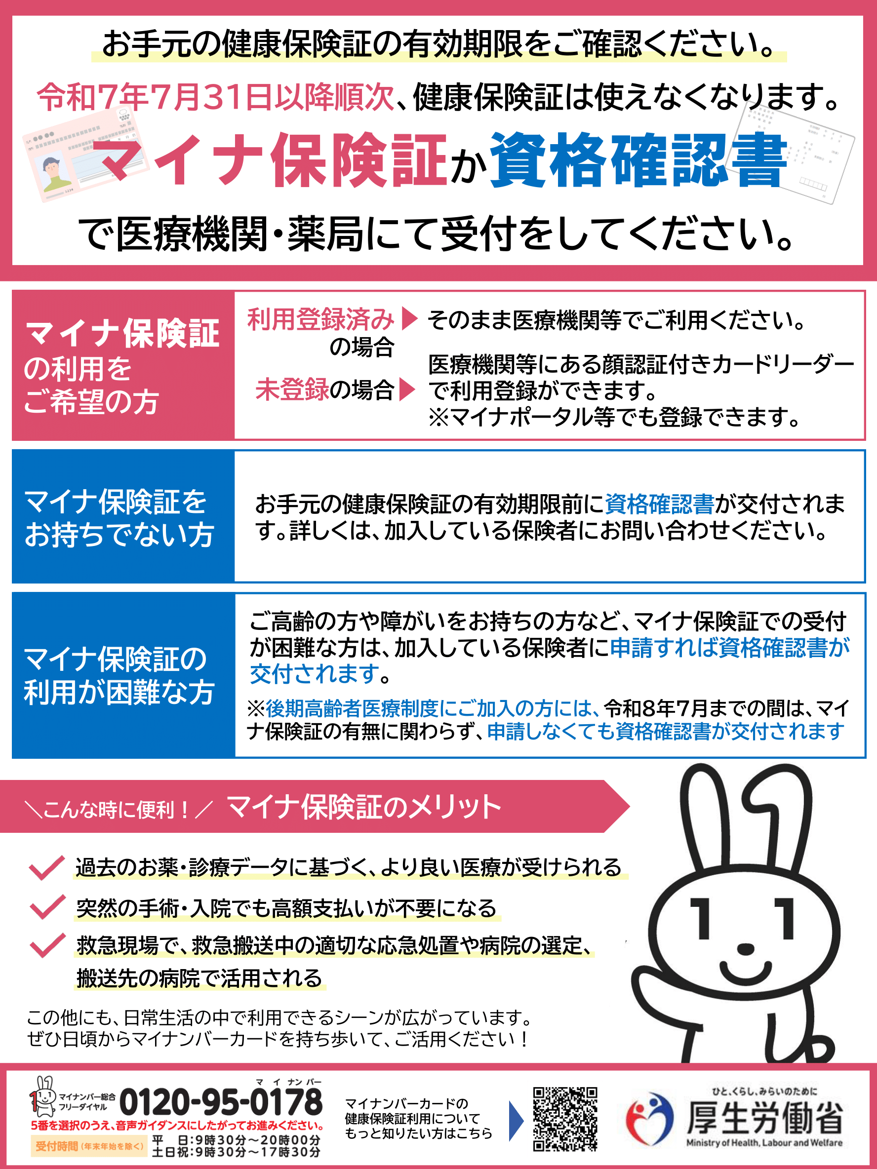 国民健康保険・後期高齢者医療保険加入者向けリーフレットの画像