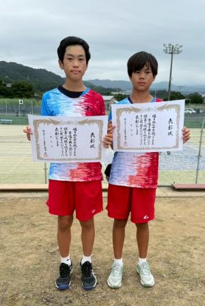 幡多秋季1年男子の部入賞者