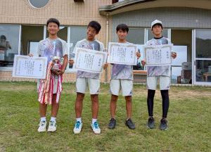 幡多秋季2年男子の部入賞