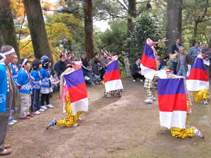 金刀比羅宮代参・五ツ鹿踊りの画像