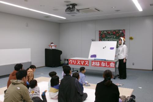 「クリスマスのうたがきこえてくるよ」のパネルシアターの写真