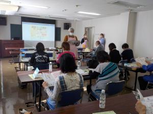 ヘルスメイト活動の様子（健康づくり講座）