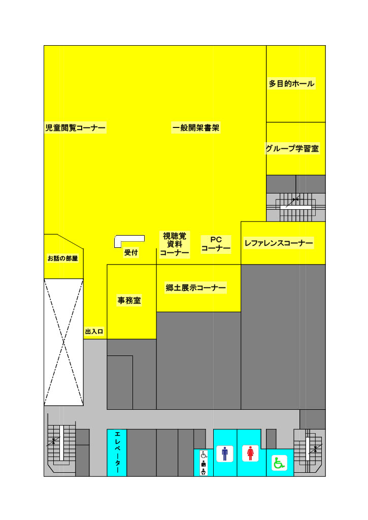 市役所２階
