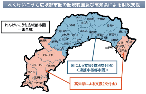 れんけいこうち広域都市圏