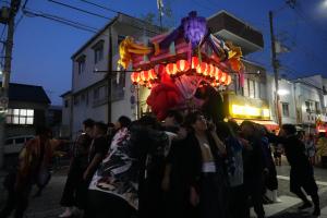 太鼓台保存会 +子供提灯台　