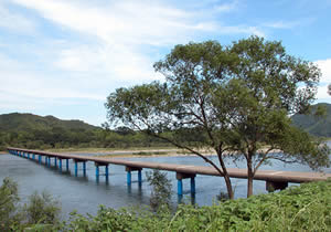 佐田沈下橋