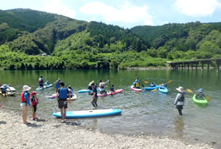 四万十川川ガキ体験