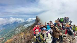 沼野さんが登山をした写真