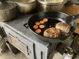 民泊土と和の料理１