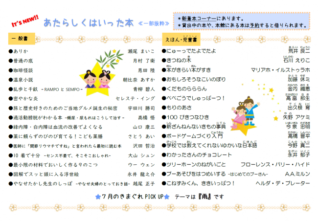 7月号うら